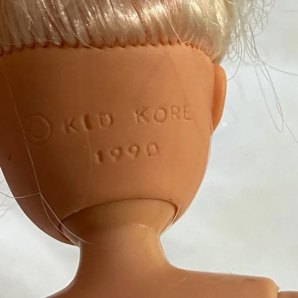 Vtg Katie Clone Fashion Doll 7 in Blonde Blue Eyes 1990s Articulated KidKore